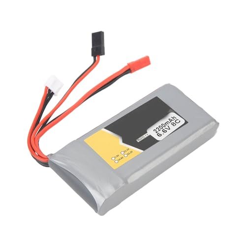 Jauarta 6.6V 2200mAh LiPo Battery for Futaba 14SG 18SZ 16SZ T8J RC Transmitter Receiver Remote Controller Lithium Battery for Replacement