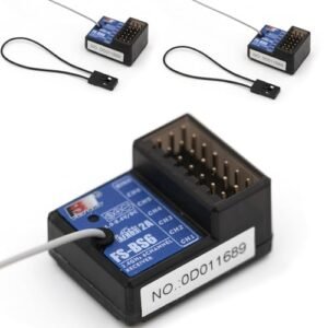 Flysky FS BS6 6 Channels Receiver with Gyro Stabilization System for RC Car Stick Radio Transmitter