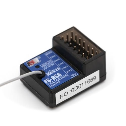 Flysky FS BS6 6 Channel Receiver with Gyro Stabilization for JR RC Car Radio FS GT5 Transmitter