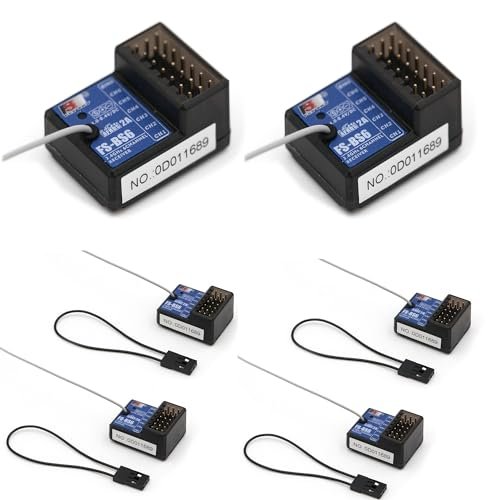 Flysky FS BS6 6 Channels Receiver with Gyro Stabilization System Best RC Car Radio for FS GT5 Remote Controller