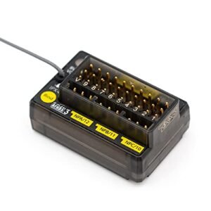 Flysky FGr12B 2.4GHz AFHDS 3 12CH PWM PPM Ibus Receiver for AFHDS3 Transmitters Compatible with PX 16 RC Boat