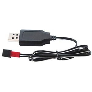 2pcs USB Charger Cables JST Plug for 3.7V Lithium Battery Charger RC Hobbies Olympia Accessories