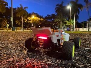 Hot Wheels RC Intiro Speeders 2.0 Red Mini Cooper Light Bar Plug and Play for Losi Mini T 2.0 Rear Brushless Version