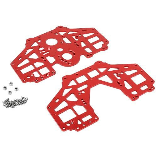 RZXYLRC Aluminum Alloy Side Force Generators RC Airplane Upgrade Parts for LOSI 1/8 LMT Solid AXLE 4WD Metal Chassis Side Plate