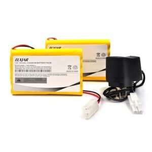 (2-Pack) 12V 1000mAh Ni-CD Battery Pack with Tamiya Connector and Charger for RC Cars Trucks Robots Electric Tools Power Devices