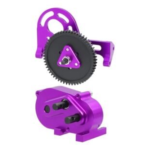 JOYSOG LCG Transmission Gearbox 30 Overdrive Gearbox for Duke Nukem Forever RC Car 1/10 SCX10 I II 90046 Capra TRX4 RC Crawler Car Upgrade Parts Purple
