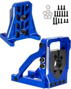 RCMYou Aluminum Quick Release Motor Base Mount for 1/5 Scale Primal RC Monster Truck X Maxx 6S 8S XRT 8S Navy Blue Black