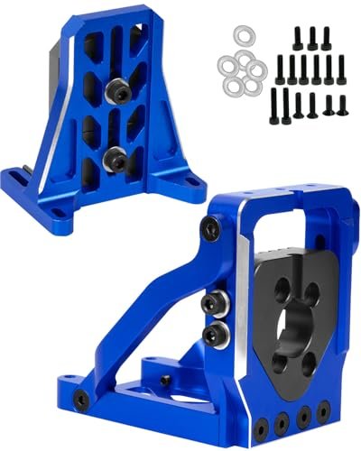 RCMYou Aluminum Quick Release Motor Base Mount for 1/5 Scale Primal RC Monster Truck X Maxx 6S 8S XRT 8S Navy Blue Black