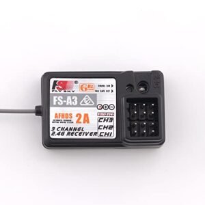 Flysky FS A3 AFHDS2A 2.4G 3CH Receiver for Hydrofoam RC Boat Compatible with GT2E GT2G Transmitter 2pcs FS A3