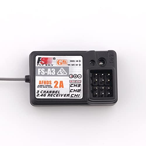 Flysky FS A3 AFHDS2A 2.4G 3CH Receiver for Hydrofoam RC Boat Compatible with GT2E GT2G Transmitter 2pcs FS A3