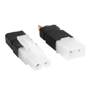 YACSEJAO 1 Pair Style T Plug to Big Tamiya Wireless Connector Male Female Plug Adapter for RC FPV Drone Car Truck Lipo NiMH Battery Charger ESC