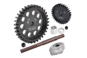40Cr Carbon Steel M1.5 Spur Gear 33T and Motor Gear 30T Upgrade Kit for Traxxas X Maxx 6S X Maxx 8S XRT 8S Monster Truck