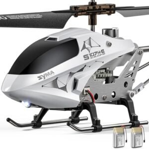 SYMA RC Airplane with Flaps Remote Control Toy for Kids and Adults 16Mins Flight Time 2 Batteries Altitude Hold One Key Take Off Landing 3.5 Channel Gyro Stabilizer