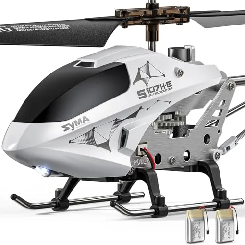 SYMA RC Airplane with Flaps Remote Control Toy for Kids and Adults 16Mins Flight Time 2 Batteries Altitude Hold One Key Take Off Landing 3.5 Channel Gyro Stabilizer