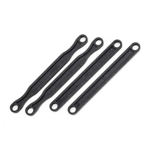 Traxxas 6748 BLK F R Plastic Camber Link Set for Corrugated Plastic RC Airplane Black