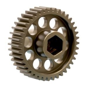 AMK Tamiya Super Clod Buster Gear 40T Hardened Aluminum Diff Spool Gear Compatible with Amana RC 1700 1/10 RC Vehicle Upgrades