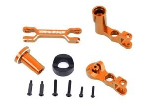 Traxxas 7843 ORNG Aluminum Bellcrank Assembly Orange