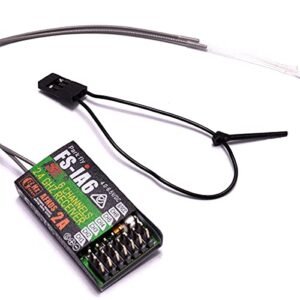 Flysky FS IA6 6CH Double Antenna RC Receiver with iBus Port for LESU RC Enthusiasts