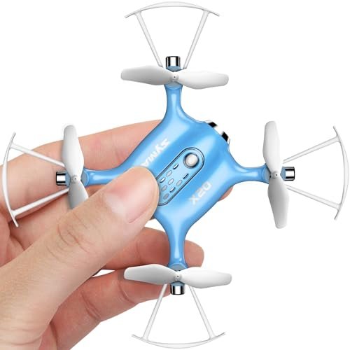 SYMA 3D RC Helicopter Video Drone for Kids Easy Pocket Quadcopter with Altitude Hold Speed Switch Modes and Headless Mode