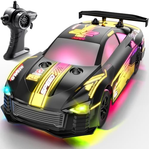 DODOELEPHANT GTA San Andreas RC Car 1/24 Scale 4WD High Speed Remote Control Car with LED Lights and Rechargeable Batteries