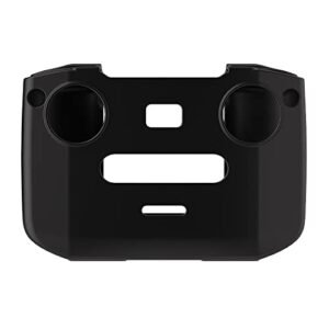 BTG Silicone Sleeve Protective Cover Case for DJI NEO Mavic Air 3S Air 3 Mini 4K Mavic 3 Mini 4 3 Pro Remote Controller Accessories Compatible with Onkyo RC 879M Remote Codes Black