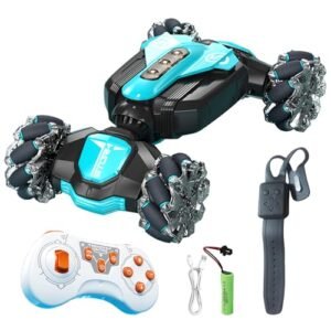 RC Willey Online Bill Pay Exclusive Remote Control Car for Kids 6 12 Years Gesture Sensing Stunt Drift Car with Lights Music Rechargeable Double Sided Design