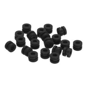 MECCANIXITY RC Anti Vibration Rubber Balls for Alfa Models RC Planes Flight Controller Gimbal M3x4.6mm Shock Absorption Balls Pack of 36