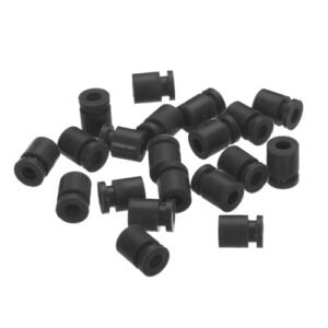 MECCANIXITY RC Anti Vibration Rubber Balls for Nitro Models RC Planes M3x8mm Shock Absorption Balls Pack of 36