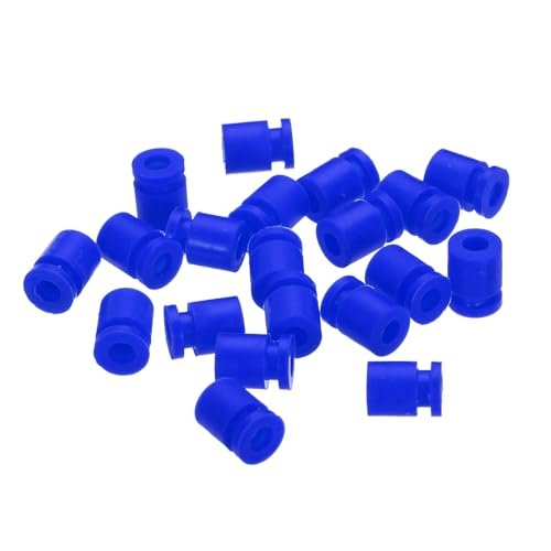 MECCANIXITY RC Shock Pump Anti Vibration Rubber Balls 20 Pack Dark Blue for Flight Controller Gimbal M3x8mm