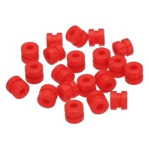 MECCANIXITY RC Shock Angle Anti Vibration Rubber Balls Pack of 20 for F4 F7 Flight Controller Gimbal M2x4mm Shock Absorption