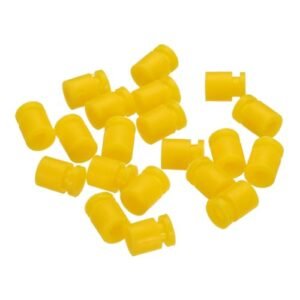 MECCANIXITY RC Anti Vibration Rubber Balls Pack of 36 for Great Planes RC Models Flight Controller Gimbal Shock Absorption M3x8mm Yellow