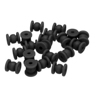 MECCANIXITY RC Anti Vibration Rubber Balls for CY Models RC Planes Flight Controller Gimbal M4x12mm Shock Absorption Pack of 36