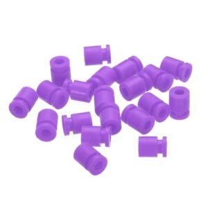 MECCANIXITY RC Shock Flyer Anti Vibration Rubber Balls for F4 F7 Flight Controller Gimbal M3x8mm Shock Absorption Pack of 20 Purple