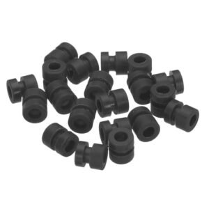 MECCANIXITY RC Shock Cub Anti Vibration Rubber Balls Pack of 20 for F4 F7 Flight Controller Gimbal M3x6 6mm