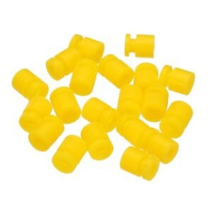 MECCANIXITY RC Shock Pistons Anti Vibration Rubber Balls for F4 F7 Flight Controller Gimbal M2x6mm Pack of 20 Yellow