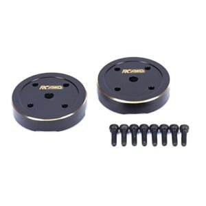 RCAWD UTB18 Differential Cover Straight 76g Brass Portal Diff Cover for 1 18 Axial Utb18 Capra Trail Buggy Crawlers Upgrade Parts Enhance Your Rc Buggy Body Paint Designs