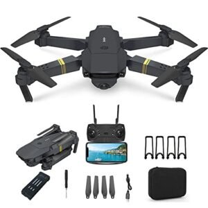 SkyRider FPV Drone with 4K Camera Best RC Plane Tricks for Kids and Adults Foldable RC Quadcopter with Trajectory Flight and 360 Stunt Roll