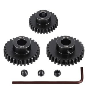M1 Steel Motor Gears Pinion 8MM 28T 29T 30T for 1/5 Scale RC Buggy Parts X MAXX Model Car Truck