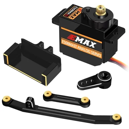 OGRC 12g Servo EMAX Servo RC Steering Servo Upgrade Parts for 370z RC Car Black