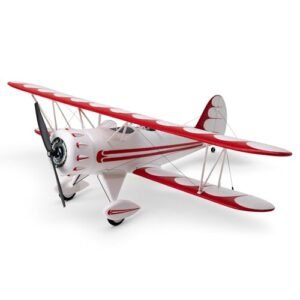 E flite UMX WACO RC Airplane BNF Basic White AS3X Safe Select EFLU53550