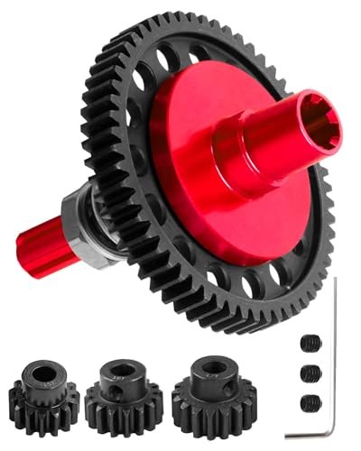 ARRCat 57T 0.8Mod Slipper Gear with 3.175mm Pinions Gear 15T 16T 17T Upgrade Parts for Vorteks RC Car and Other 1/10 Arrma Models