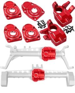 RCHuiWow RC Trainer Plans Portal Axle Upgrade Kit for Axial SCX10 III Includes Inner Outer Portal Covers Steering Knuckles