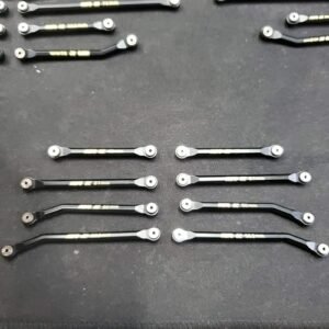 Mofo RC High Clearance Black Brass V2 4 Link Kit for SCX24 Jeep C10 Bronco
