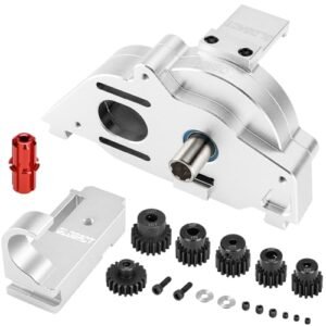 GLOBACT Aluminum Motor Mount Steel 57T Slipper Set with 15T 17T 20T Pinions Gear Upgrade Parts for 1/8 Nitro RC Parts ARRMA Granite Senton Vorteks Typhon Infraction