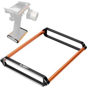 GLOBACT Aluminum RC Transmitter Protector Frame for Flysky Noble NB4 Lite NB4 Harbor Freight RC Boat Battery Upgrade Accessories