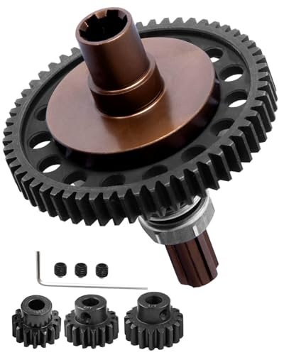 HopsupRC 7075 Metal Spur Gear Slipper Clutch 57T 32dp with 3.175mm Pinion Gear Sets 15T 16T 17T Upgrades for 1/10 4x4 Granite Senton Big rock Vorteks 3s 550 Kraton Outcast 4S 1/8 typhon 3s Bronze Perfect for Bedroom Sets RC Willey