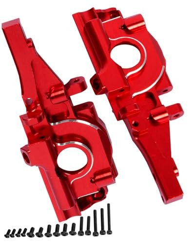 HopsupRC 1/16 RC Paddle Tires Aluminum Rear Bulkhead Gearbox Upgrade for Mini E Revo Slash Summit Alloy Transmission Case