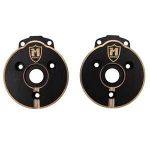 MEUS Racing Front Brass Portal Covers 77g Each for Enhanced Stability 1/10 RC Shock Covers Compatible with MEUS Nylon Portal Axle SCX10 SCX10 II