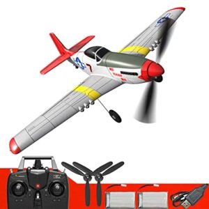 Fancemot RC Plane SE5A 4CH Ready to Fly Remote Control Airplane with Xpilot Stabilization for Beginners Adults