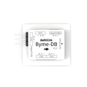 Radiolink Byme DB Flight Controller RC Plane 3 Axis Gyro Stabilizer with 4 CH 3 Flight Modes for Delta Wing Paper Plane J10 SU27 F22